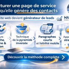Structurer une page de service pour qu’elle génère des contacts
